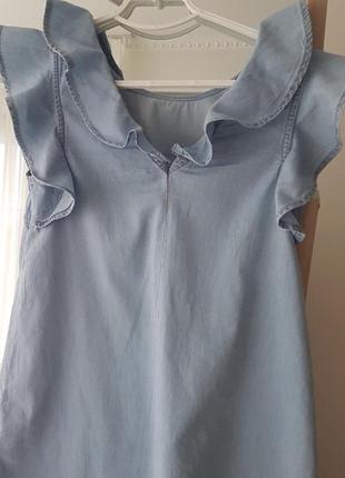 Платье f&f 11-12л. можно xs 100%coton 4