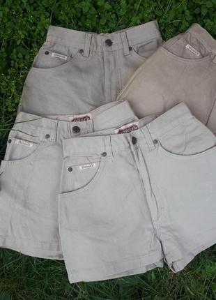 Джинсовые фирменные винтажные шорты юбкиджинсы на стройняшек!3 фото