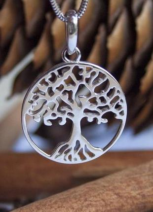 Срібний кулон кельтське древо життя4 фото