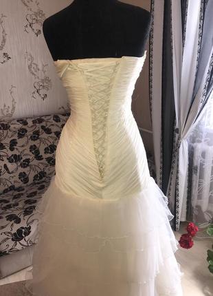 Весільну сукню 44-46 розмір2 фото