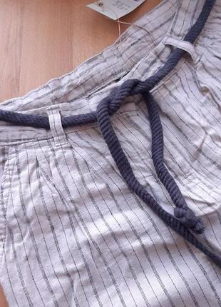 Шорты! льняные шорты, женские шорты, esmara германия3 фото