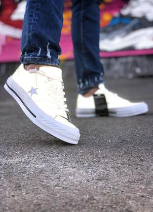 Полностью рефлективные мужские кеды converse6 фото