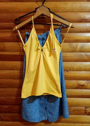 Дизайнерская летняя юбка миди с разрезом от anna yakovenko6 фото