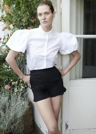 Шикарна котонова блуза zara