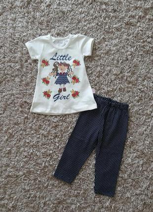 Милий літній костюмчик citcit (турція) 92 розміру.