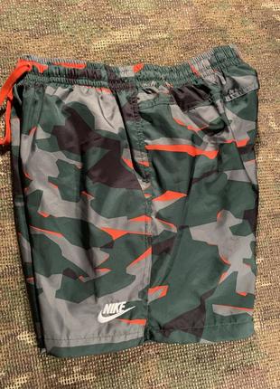 Пляжні шорти nike acid camo, оригінал, розмір s/m3 фото