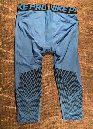 Легинсы nike pro combat running, оригинал, размер l/xl2 фото