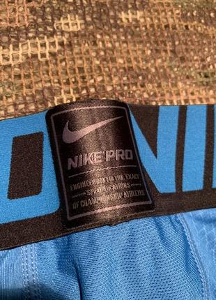 Легинсы nike pro combat running, оригинал, размер l/xl6 фото