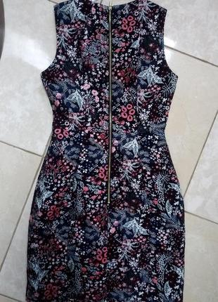 Платье с цветочным рисунком хс от h&m2 фото