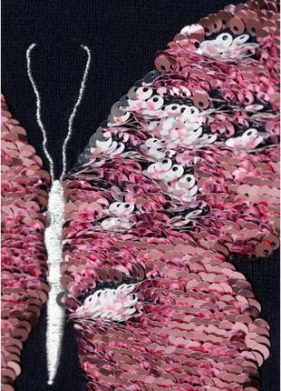 Джемпер синій метелик h&m р.92см 3