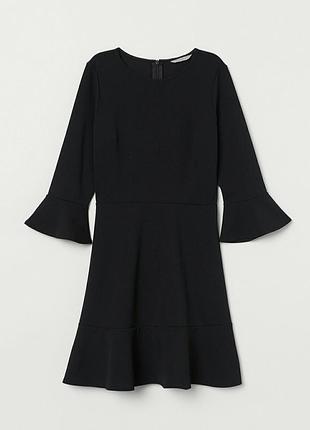 Чёрное платье h&m
