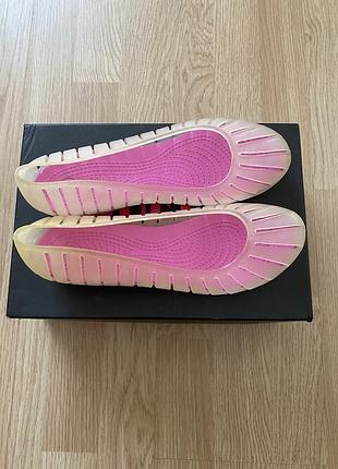 Балетки босоножки кроксы crocs