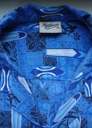 Рубашка гавайская royal creations hawaii usa гавайка (xl)