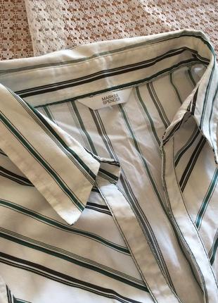 Стильная летняя блуза в полоску большого размера marks&spencer7 фото