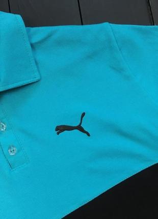 Стильний чоловічий літній спортивний костюм футболка puma поло шорти2 фото