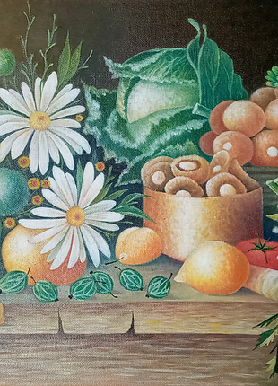 Натюрморт с капустой,,,