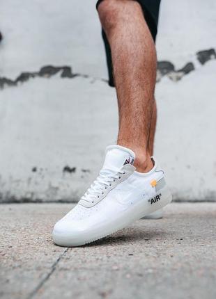 Кросівки жіночі найк nike air force off-white white