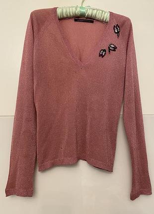 Роскошная кофта с люриксом  ungaro оригинал