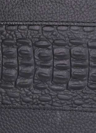 Мужской кожаный шкіряний черный кошелек гаманець портмоне клатч из натуральной кожи5 фото
