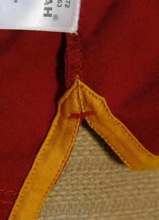 Ярко-красная футболка-поло с длинным рукавом farah vintage. англия. l.6 фото