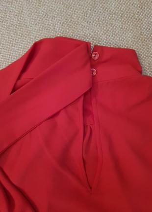 Блуза із зав'язкою і рукавами фонариками5 фото