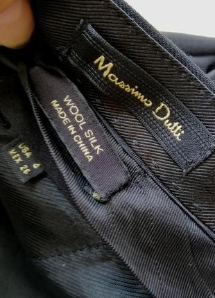 Шерстяные штаны с шёлком massimo dutti, р.36,4,63 фото