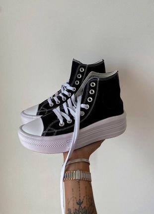 Жіночі кеди converse chuk taylor all star move high top / smb7 фото