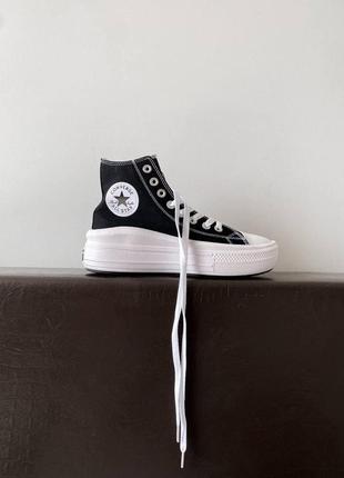 Жіночі кеди converse chuk taylor all star move high top / smb9 фото