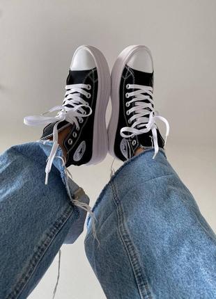 Жіночі кеди converse chuk taylor all star move high top / smb6 фото