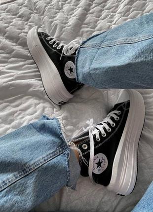 Женские кеды converse chuk taylor all star move high top / smb2 фото