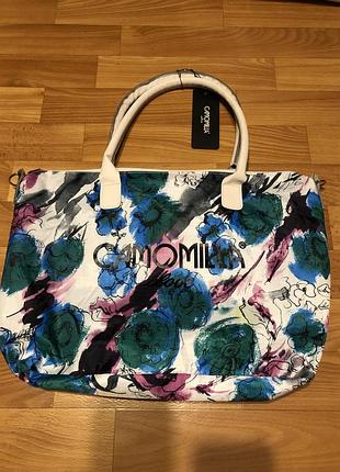 Сумка shopper пляжна італійський бренд camomilla