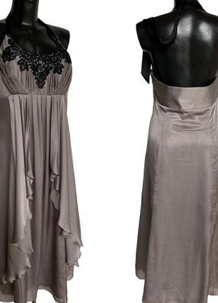 Фирменное стильное качественное натуральное платье из шёлка