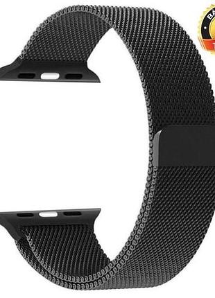 Металлический ремешок для apple watch 1/2/3/4/5 usams magnetic loop strap 38/40mm|. black