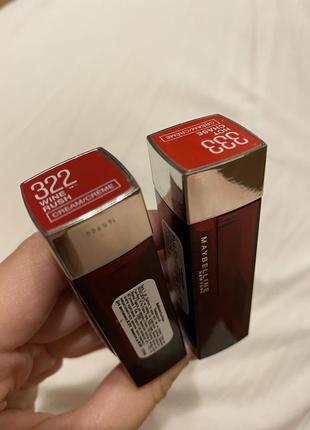 Maybelline new york помада для губ (2 шт) (мейбеллін)4 фото