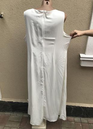 Красивое,белое,нарядное,вечернее,длинное платье,сарафан в пол,большого размера, bonprix3 фото
