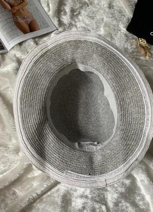 Шикарная женственная шляпа с жемчужинками4 фото