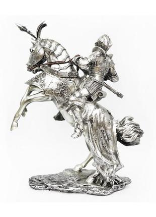 Статуэтка рыцарь на коне - 1500 грамм6 фото