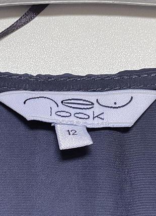S-m синяя короткая блузка блуза прямой фасон короткий рукав6 фото