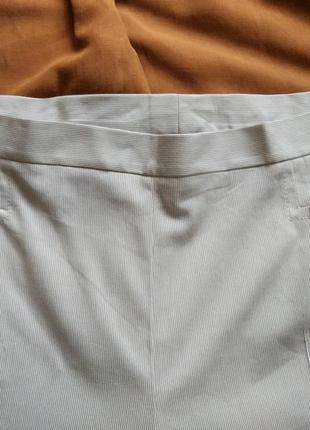 Літні брюки в смужку, з натуральної тканини2 фото
