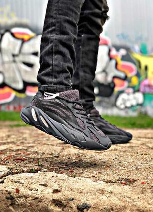 Кроссовки женские adidas yeezy boost 700 vanta black6 фото