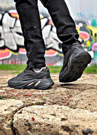 Кросівки жіночі adidas yeezy boost 700 vanta black8 фото