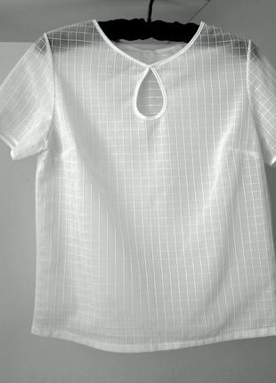 Италия красивая блуза летняя белая-молочная короткий рукав на девушку/женщину