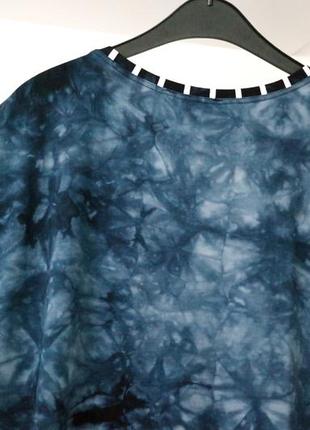 Gorgo турция блузка блузон сине-белый трикотиновый серебристые термостразы женская7 фото