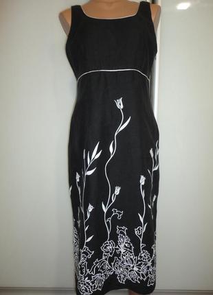 Платье, сарафан из 100;% льна