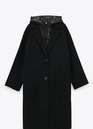 Пальто zara 2 в 1