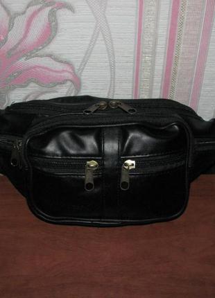 Чорна напоесная сумка arion banki