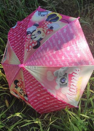 Зонтик-трость для девочек4 фото