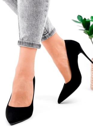Туфли женские kalli черные  код: 413010 фото