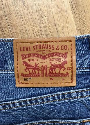 Оригінальні джинсові шорти levi's3 фото