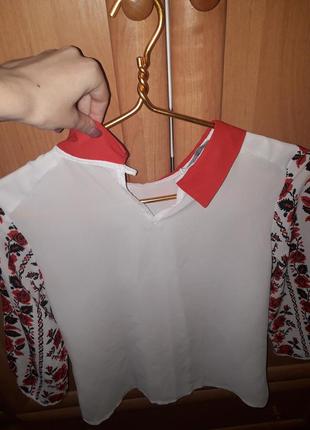 Блуза в стиле вышиванки 😍2 фото